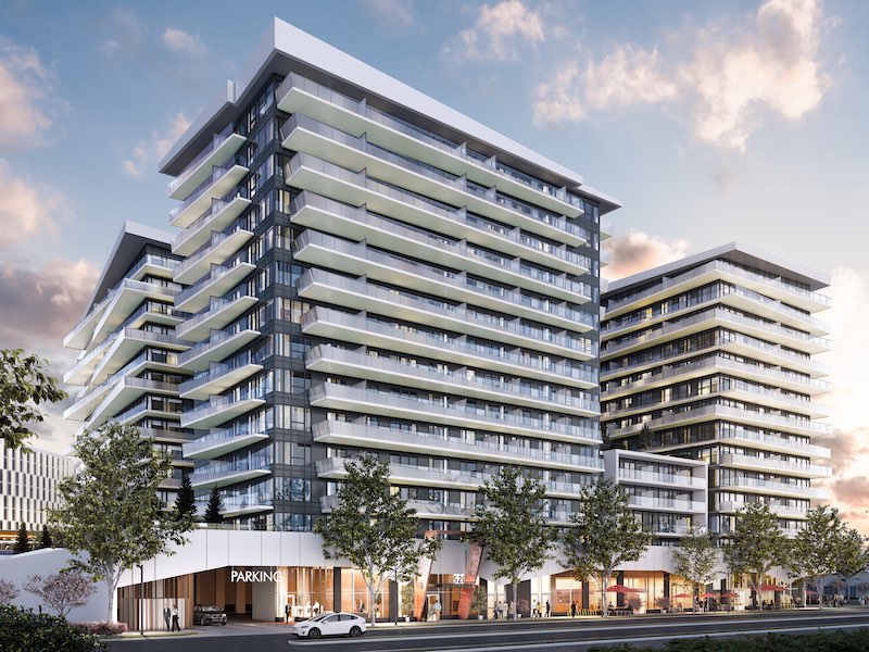 Luc=xe Landsowne in Richmond B.C., a development by Townline, Canderel and Quadreal. (Courtesy Townline)