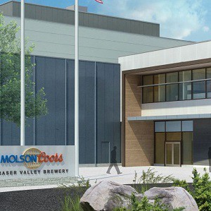 A rendering of the new Molson Coors brewery in Chilliwack