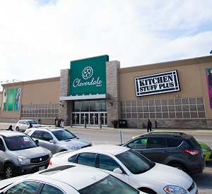 The Cloverdale Mall in Toronto.