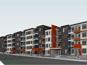 ICM Group, PK Developments and Providence Group are partners on this 135-unit apartment complex in Marda Loop in Calgary.