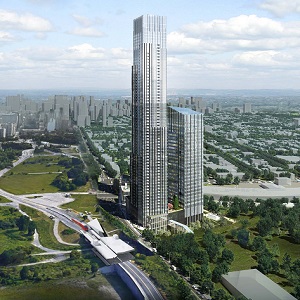 Artist's conception of the Trinity Centre at Bayview Station development in Ottawa. (Courtesy Trinity Group)