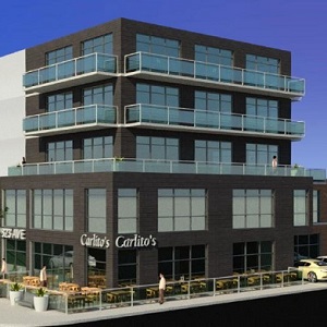 IMAGE: This condo and mixed-use building on Toronto's Avenue Rd., will be crowd-funded by R2 and Gillam Group. (Image courtesy R2)