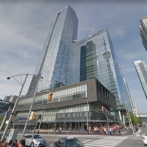 IMAGE: The Southcore Financial Centre in downtown Toronto. (Google Street View image)